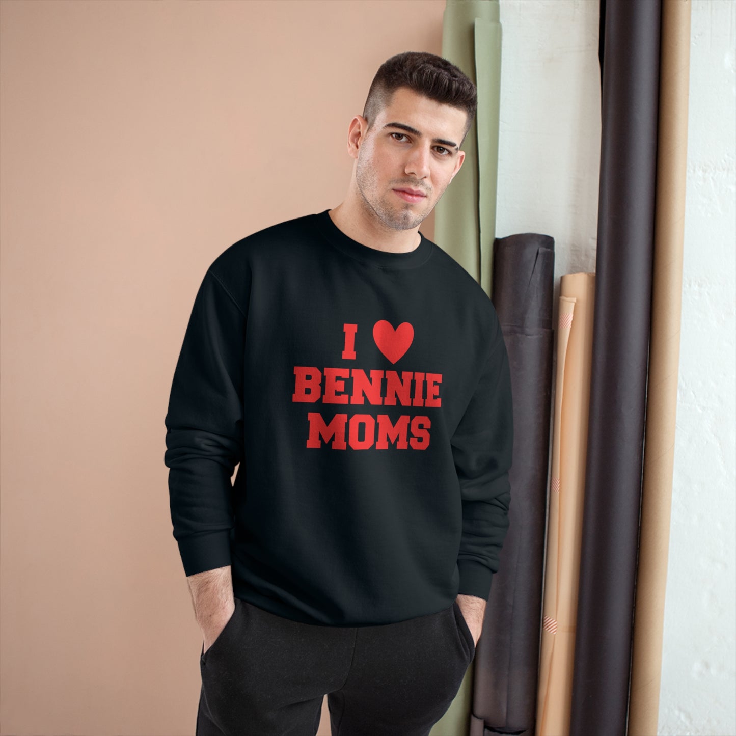 I Love Bennie Moms Champion Crewneck