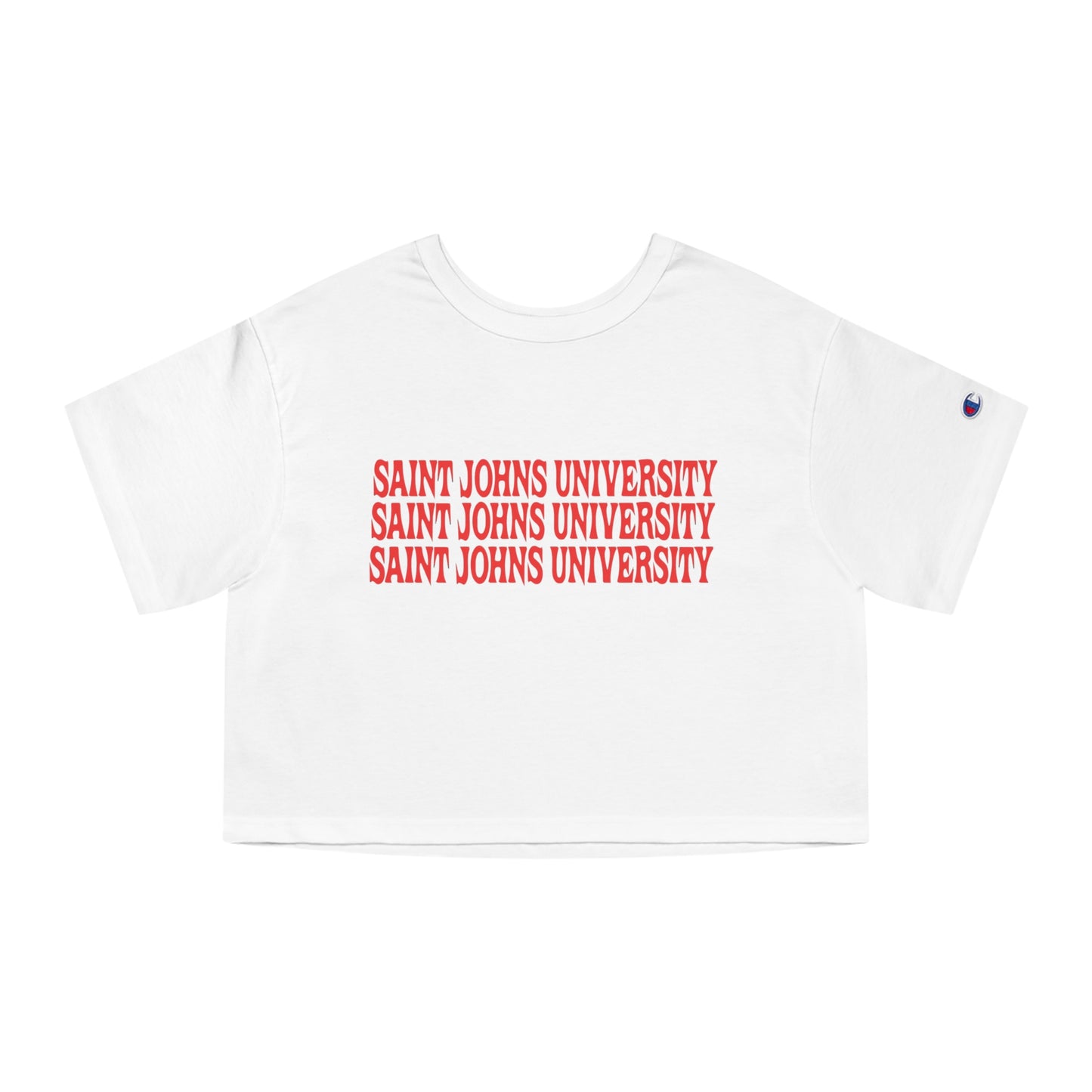 SJU Astro Champion Women's Heritage Cropped T-Shirt