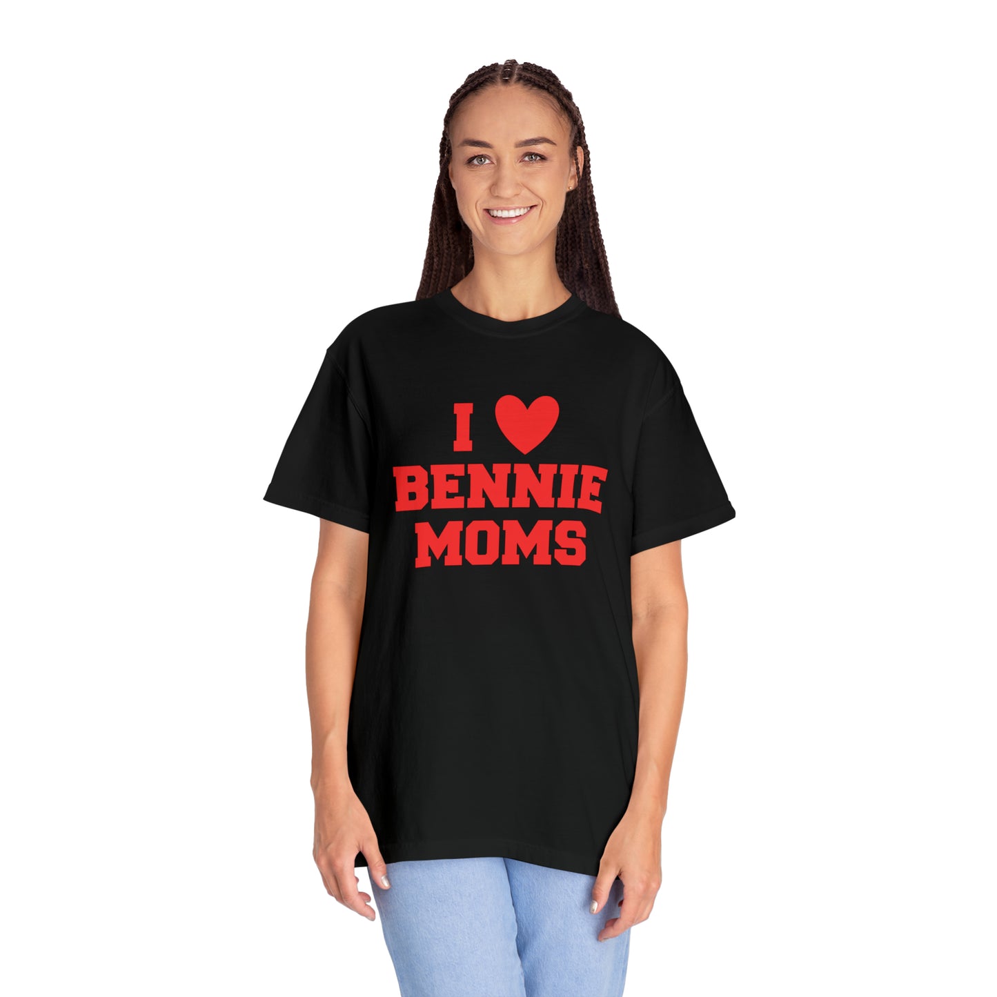 I Love Bennie Moms Unisex Garment-Dyed T-shirt