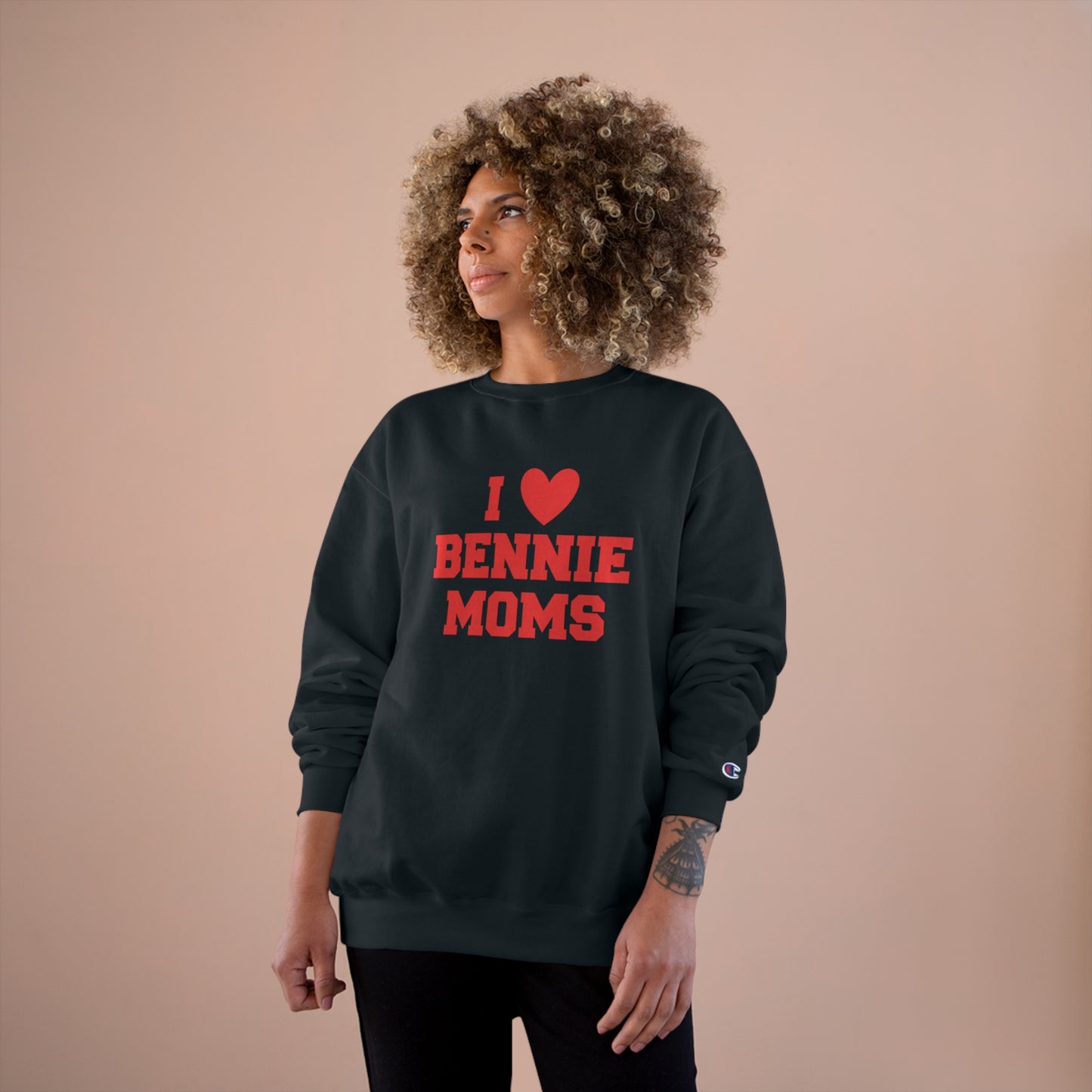 I Love Bennie Moms Champion Crewneck