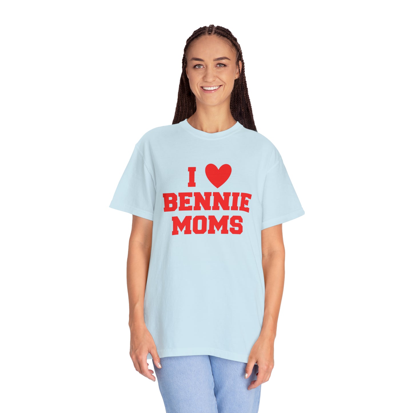 I Love Bennie Moms Unisex Garment-Dyed T-shirt