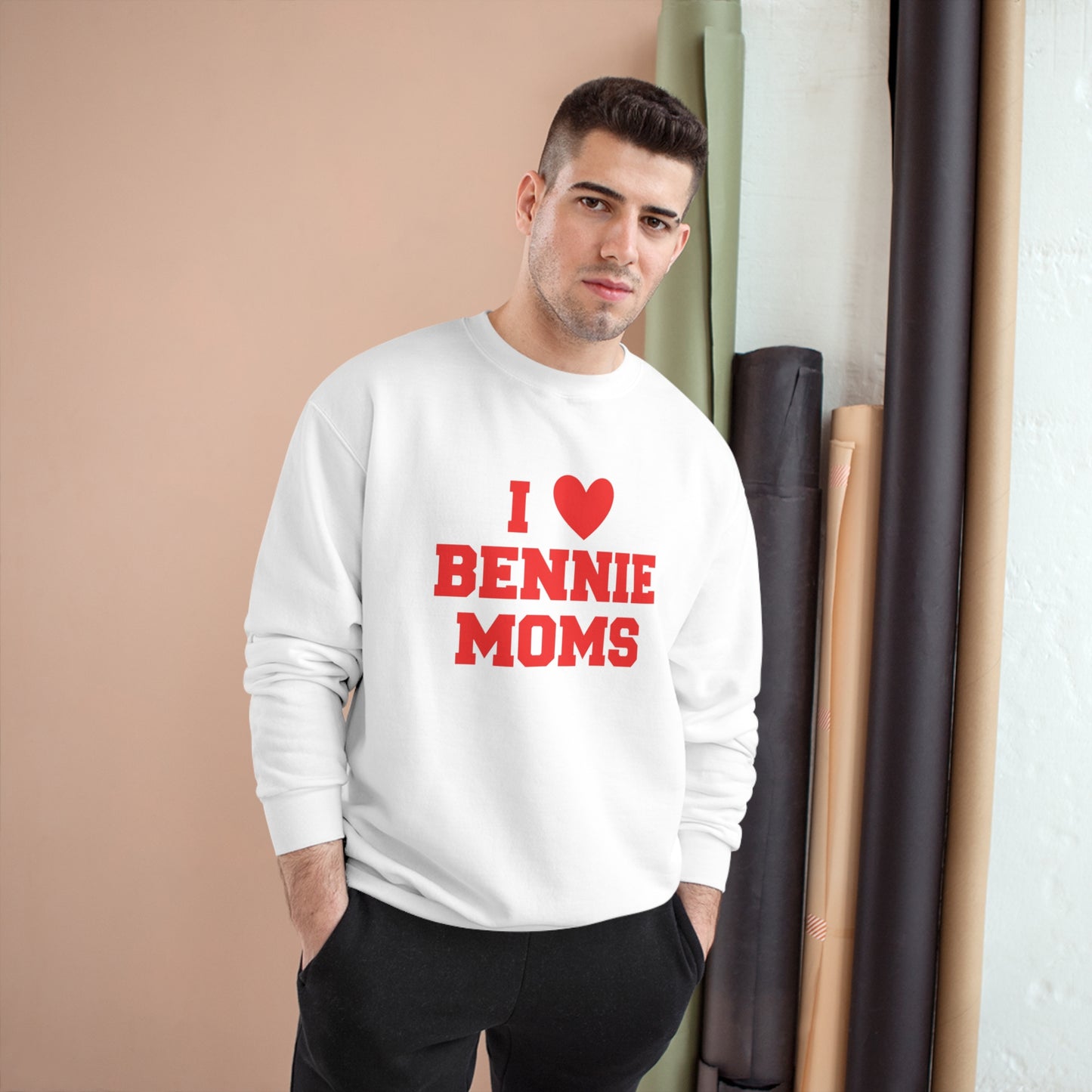 I Love Bennie Moms Champion Crewneck