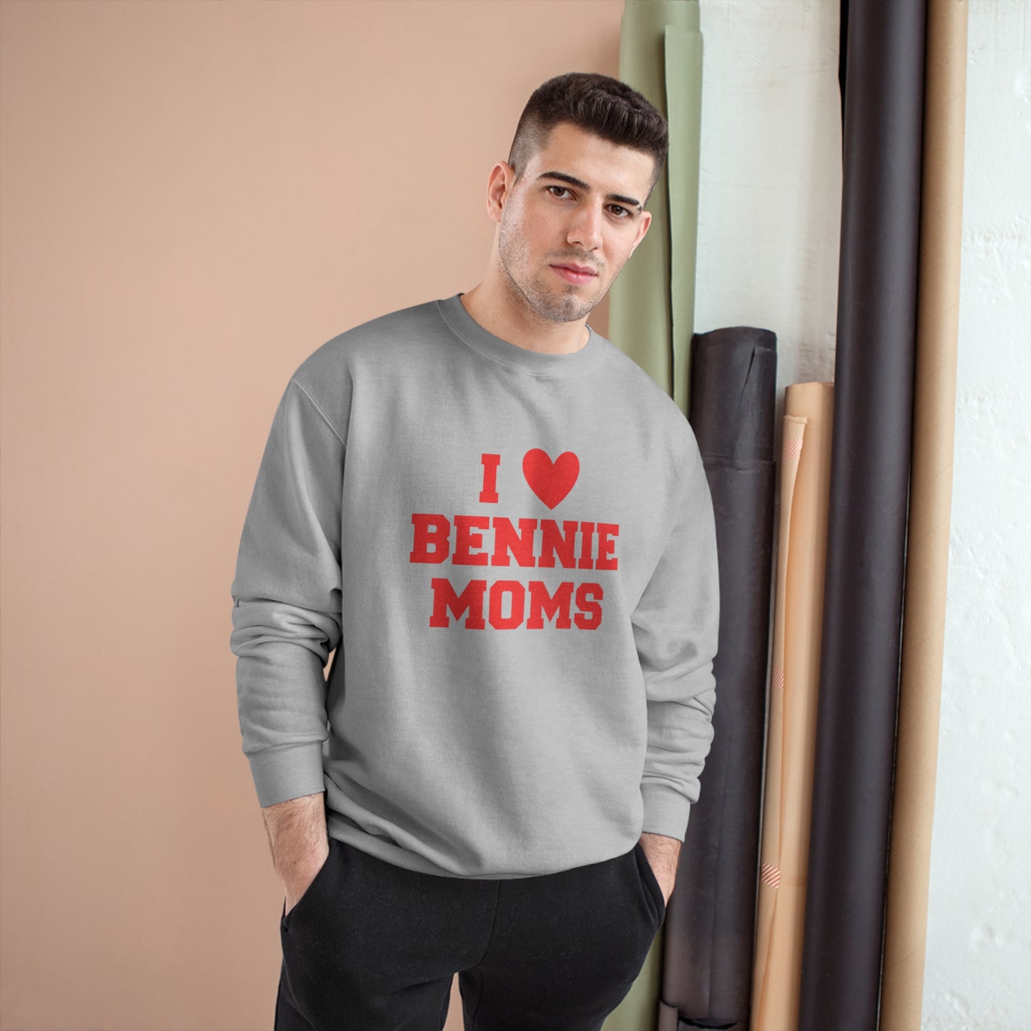 I Love Bennie Moms Champion Crewneck