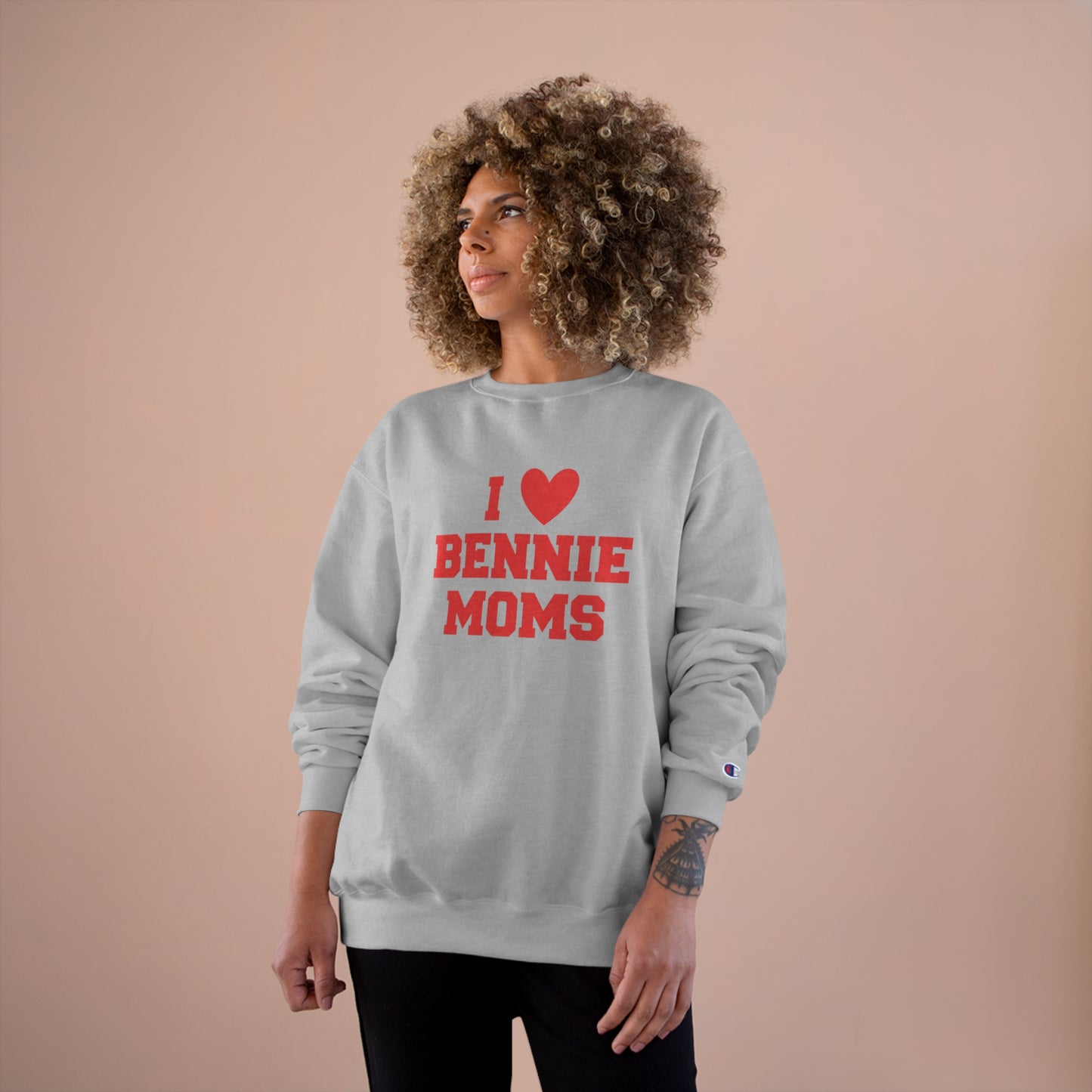 I Love Bennie Moms Champion Crewneck