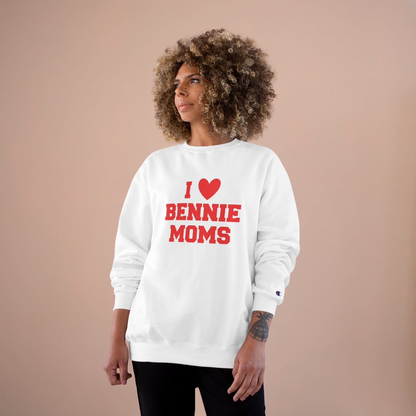 I Love Bennie Moms Champion Crewneck