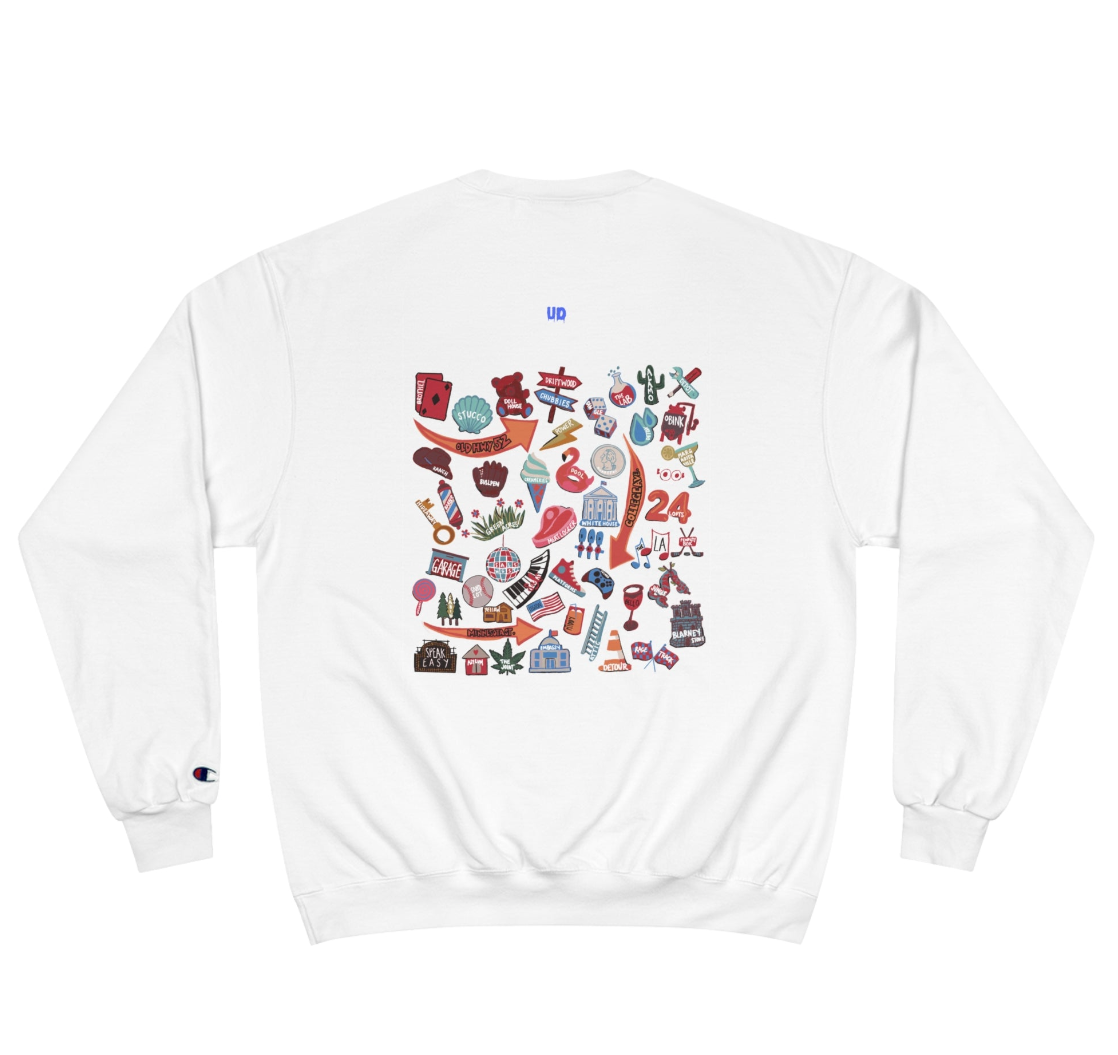 SAINT JOE PARTY MAP CREWNECK